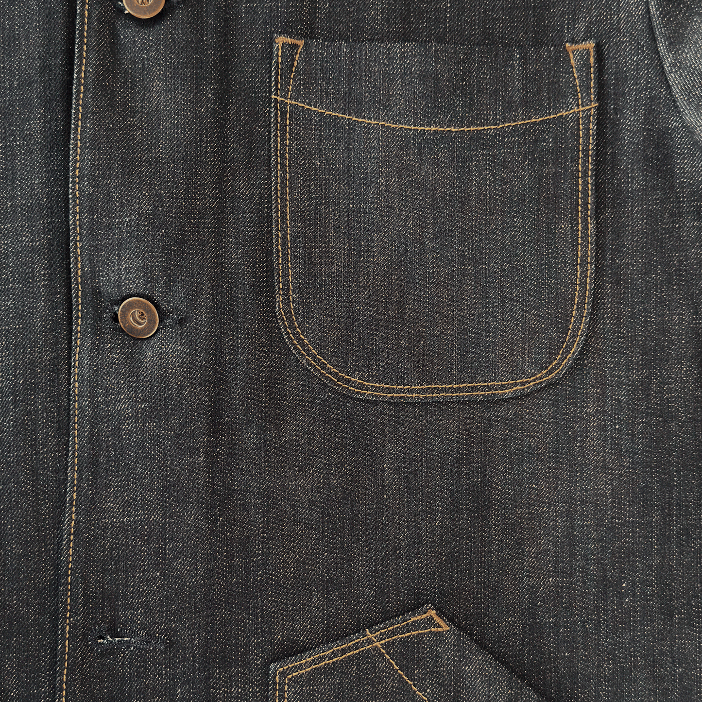 Men's Blanket-lined Chore Coat in Cone Denim - Dillon Montara