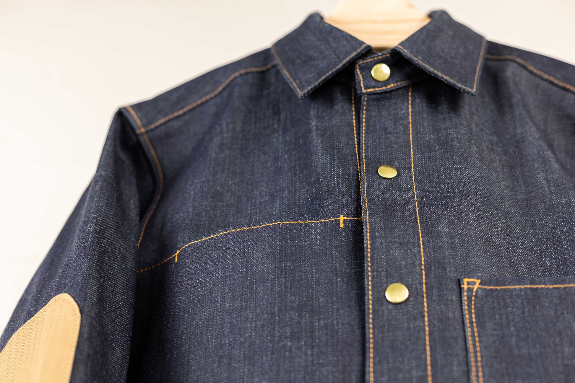Overshirt in Cone Denim - Dillon Montara