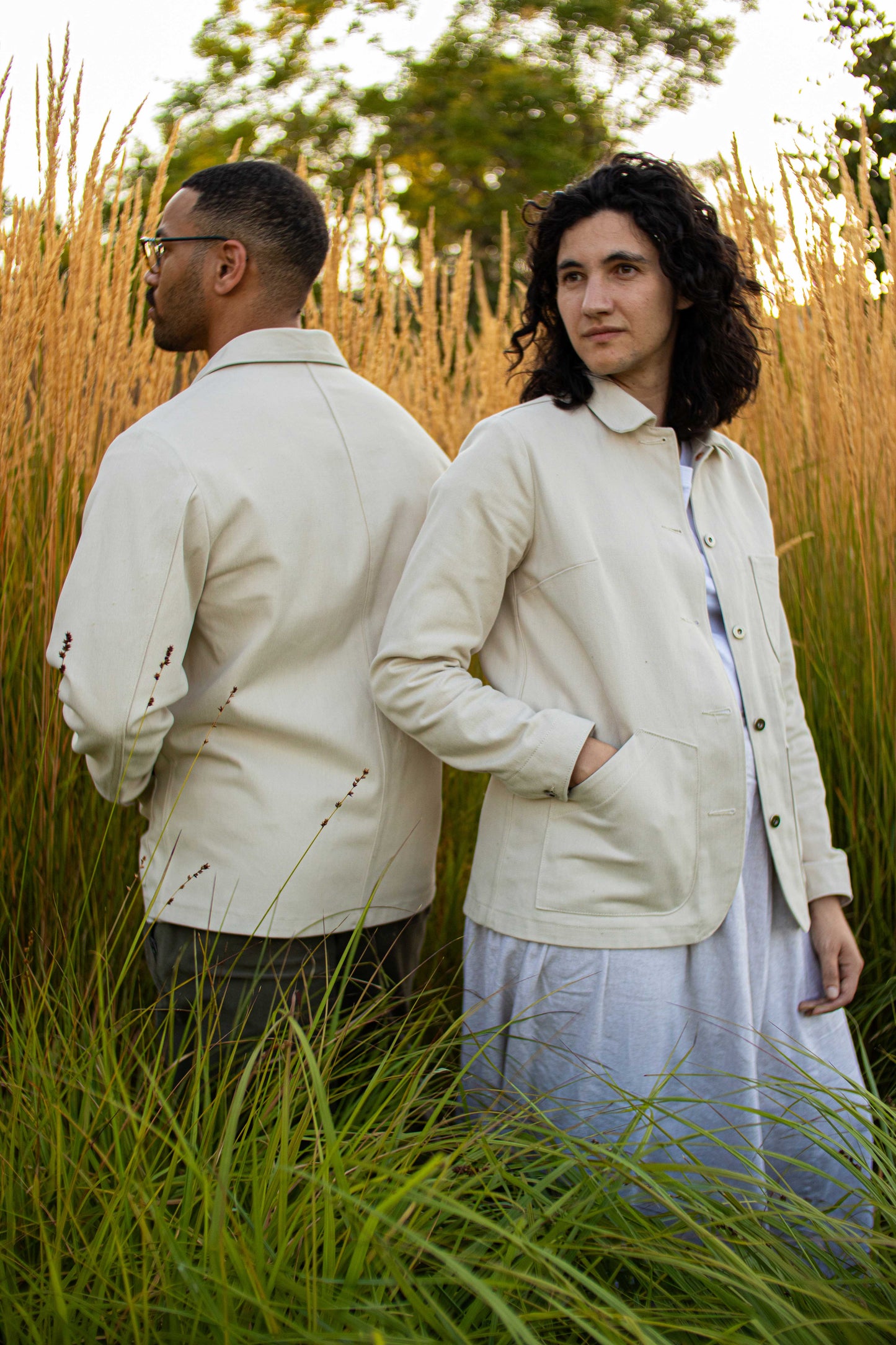Women's Chore Coat in Bone - Dillon Montara