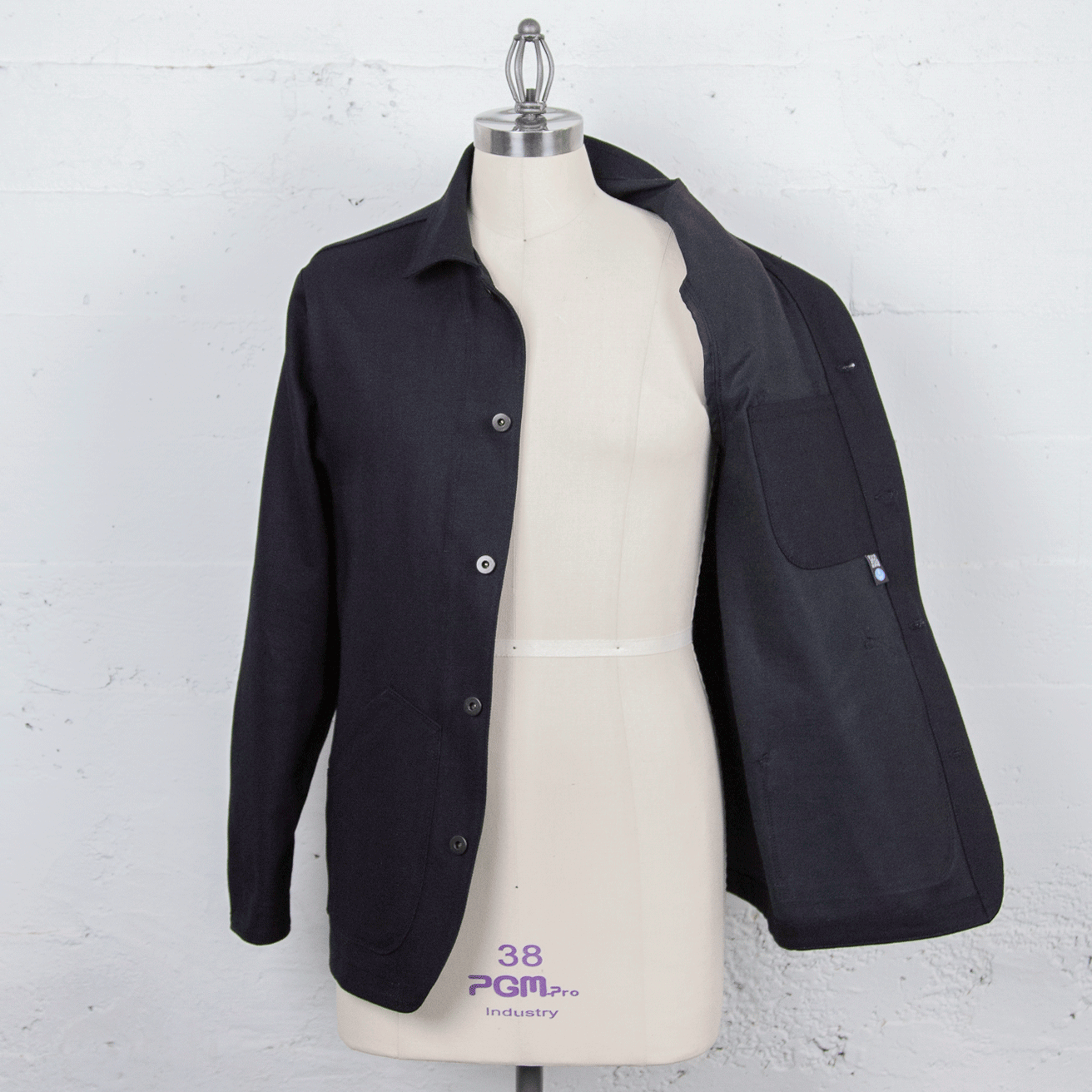 Women's Chore Coat in Black - Dillon Montara