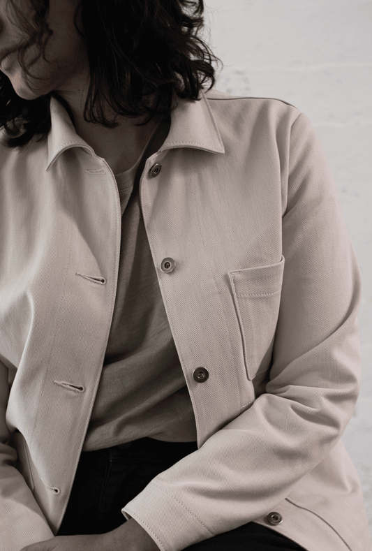 Women's Chore Coat in Bone - Dillon Montara