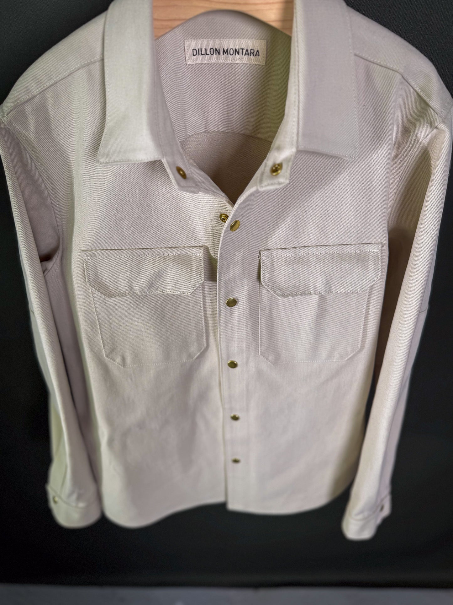 Overshirt in Bone