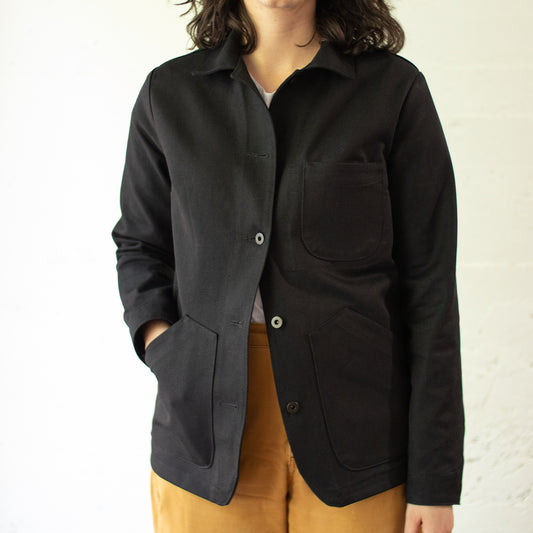 Women's Chore Coat in Black