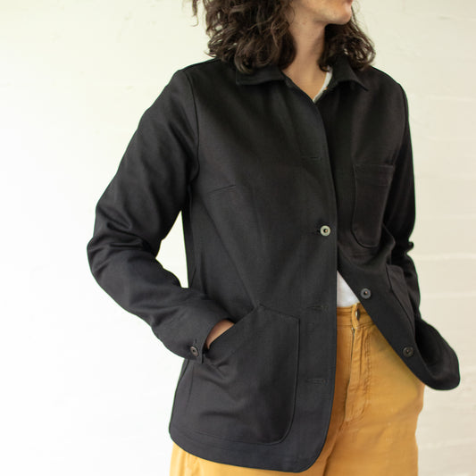 Women's Chore Coat in Black